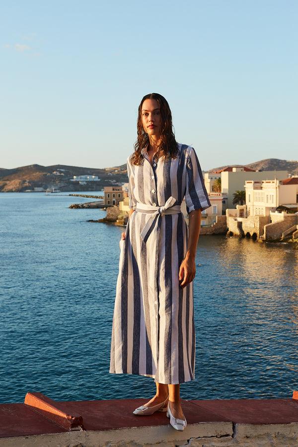 Evi Grintela Valerie Midi SS Stripe