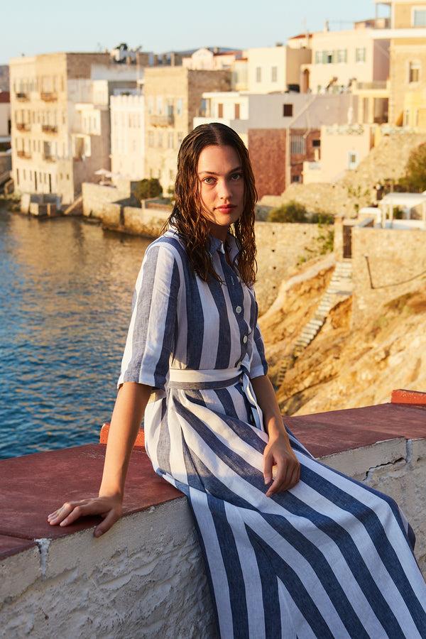 Evi Grintela Valerie Midi SS Stripe