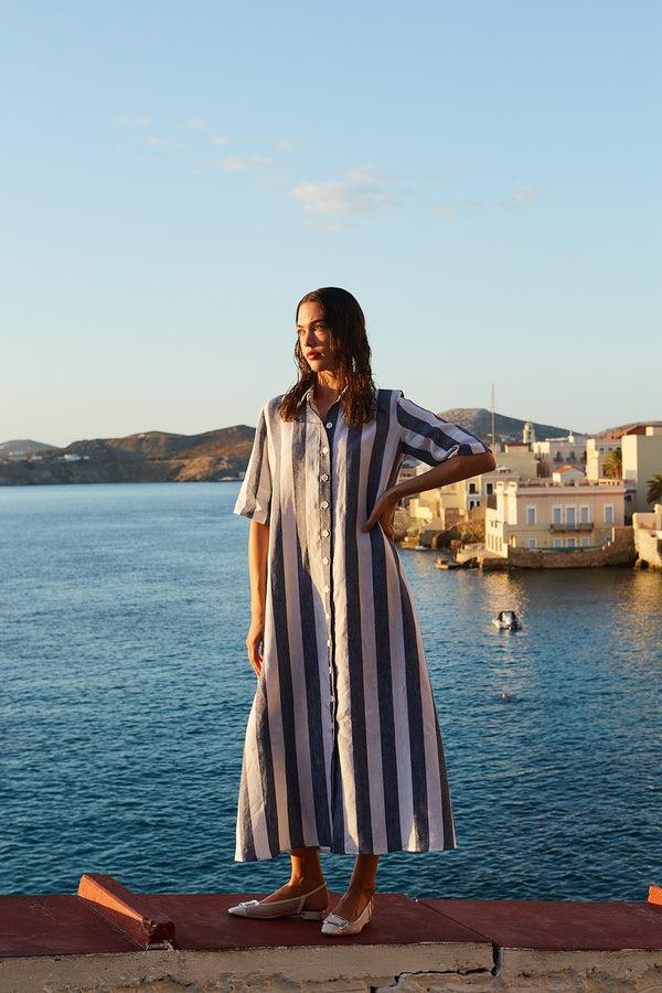 evi grintela Valerie Midi SS Stripe