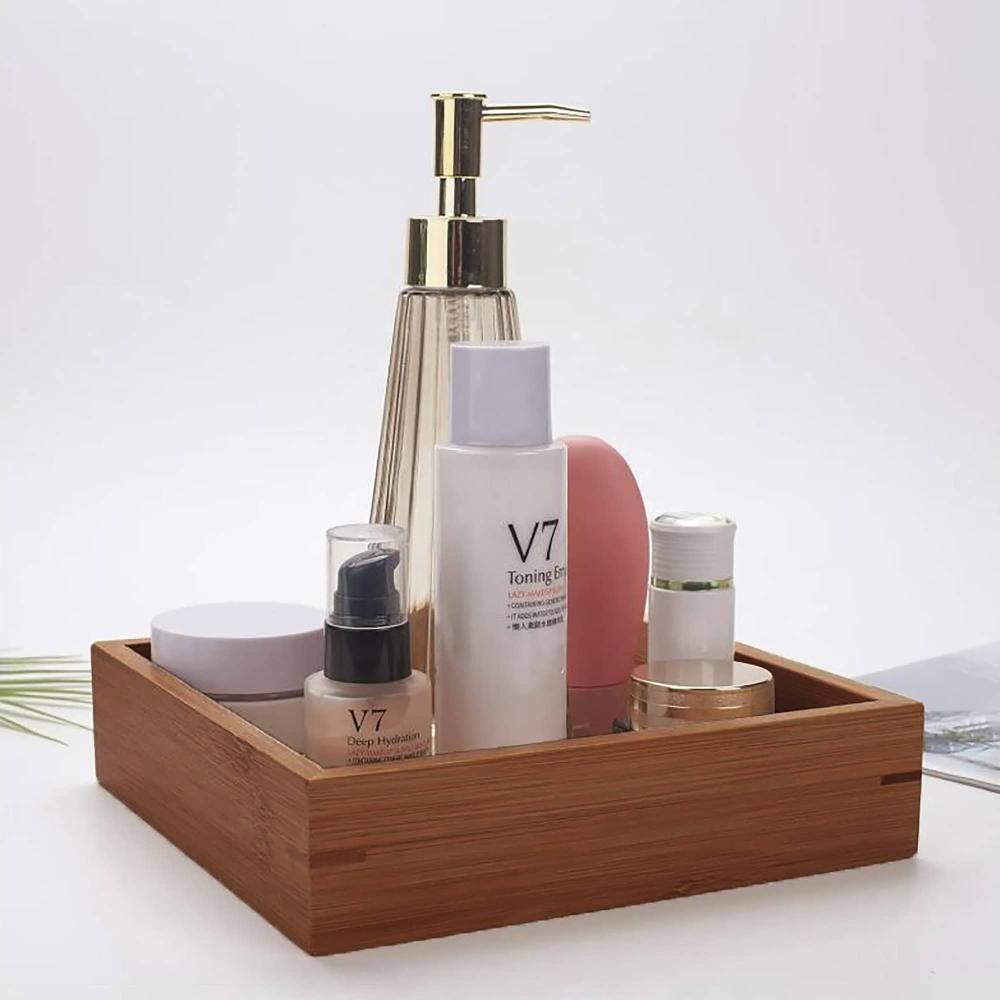 Evideco Acacia Bathroom Accessory Set 4-Pieces Bathroom Accessories Bath Coordinate Sets