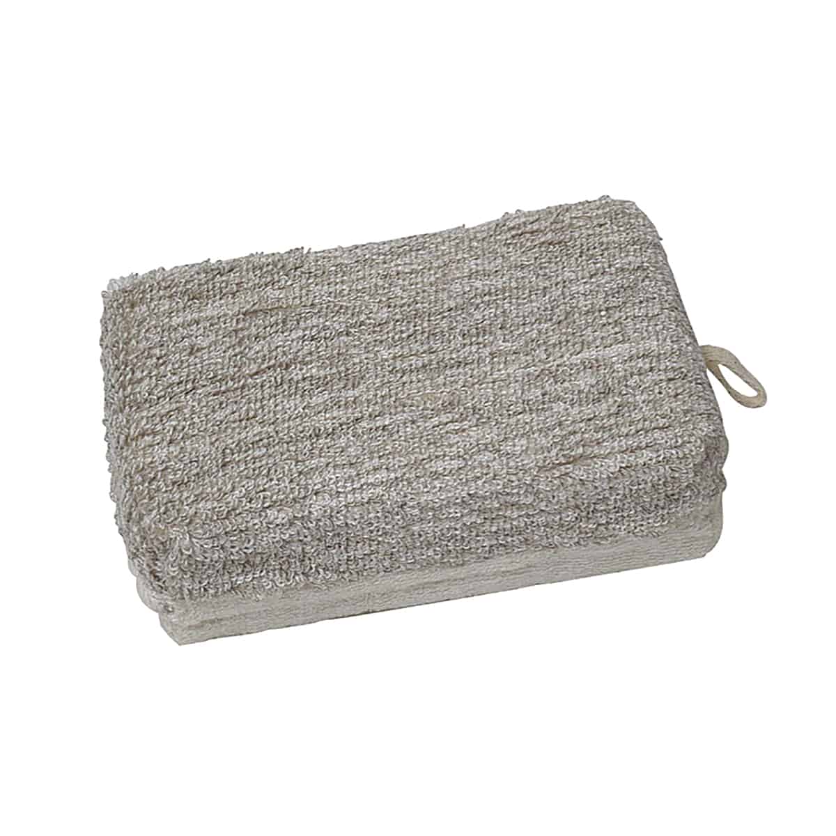 Evideco Body Care Body Scrub Bath Sponge Well-Being Cream/Taupe Spa Wellness Accessories