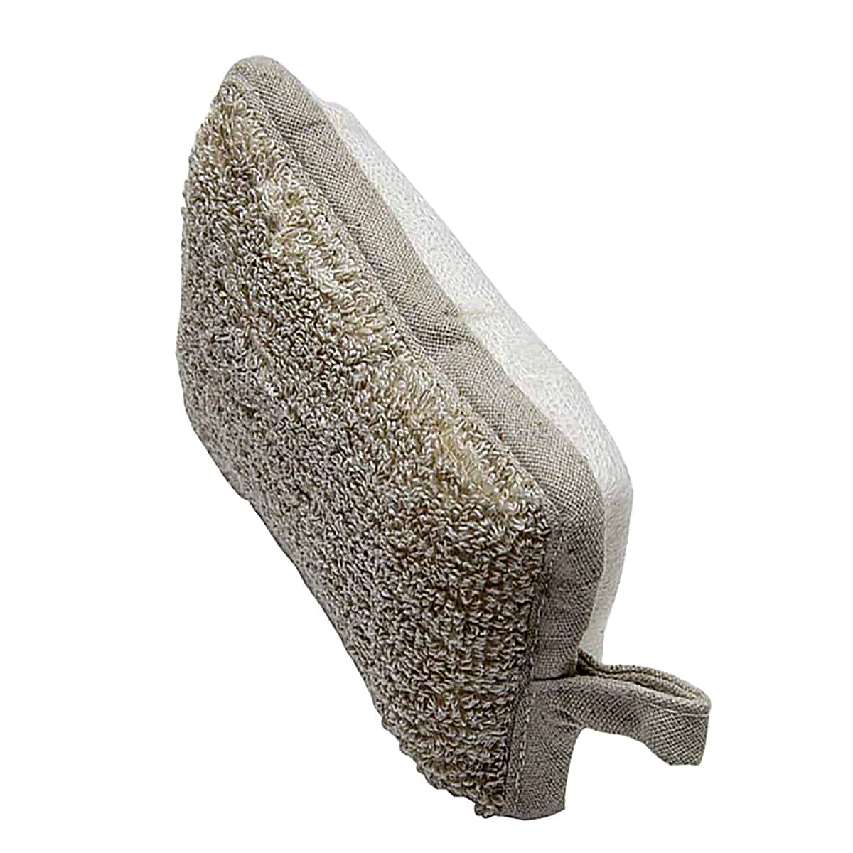 Evideco Body Care Body Scrub Bath Sponge Well-Being Cream/Taupe Spa Wellness Accessories