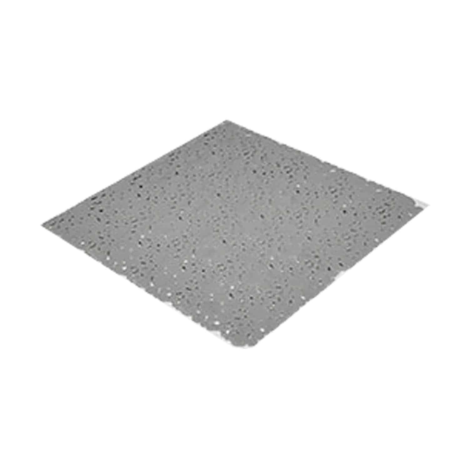 evideco Bubbles Non-Slip Square Shower Mat Pearly Grey 20″L X 20″W Bathroom Mats & Rugs Shower & Bathtub Mats