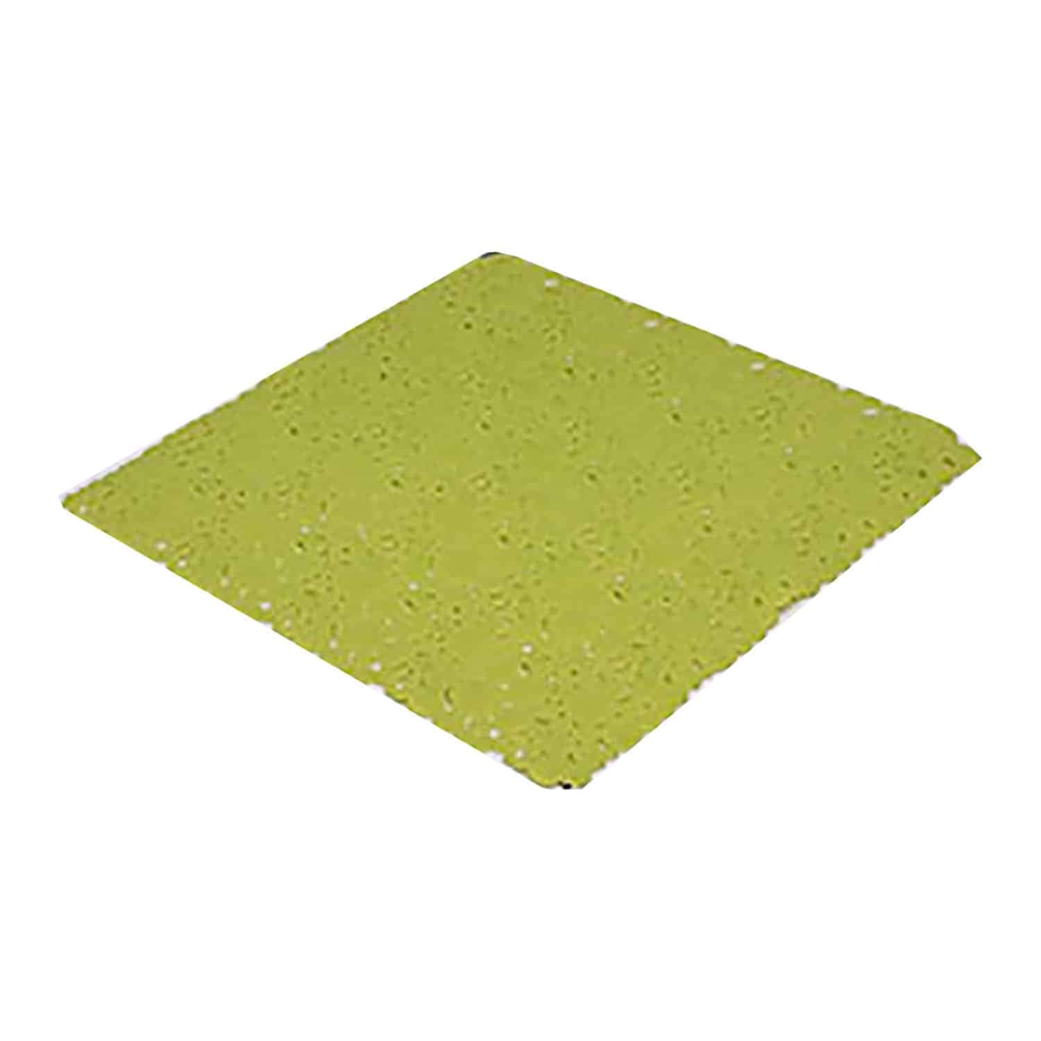 evideco Bubbles Non-Slip Square Shower Mat Solid Lime Green 20″L X 20″W Bathroom Mats & Rugs Shower & Bathtub Mats