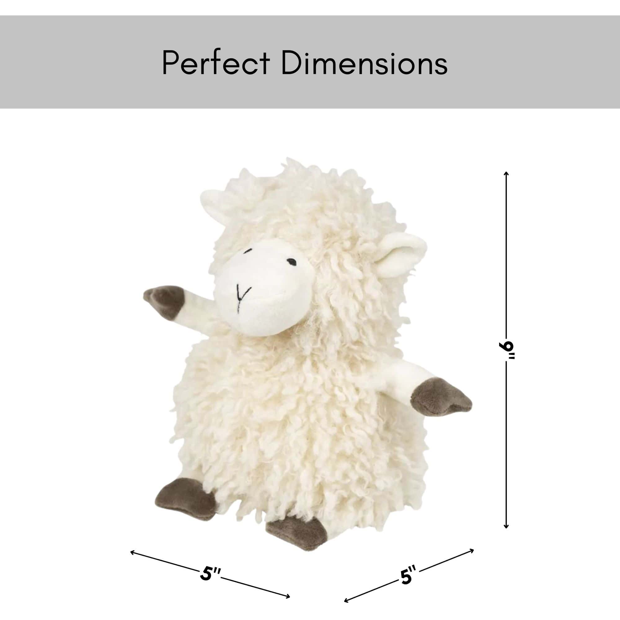 Evideco Decorative Sheep Door Stopper 2.3 Lb Weighted Ecru Home Accessories Door Stops