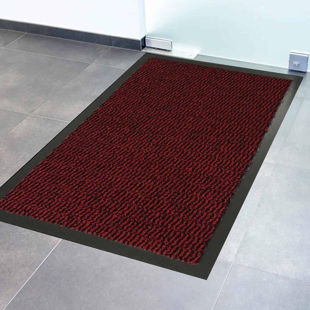 Evideco Extra Large Red Heavy-Duty Door Mat – 48″ X 32″ Non-Slip Perfect For High Traffic Areas Home Accessories Door Mats Indoor