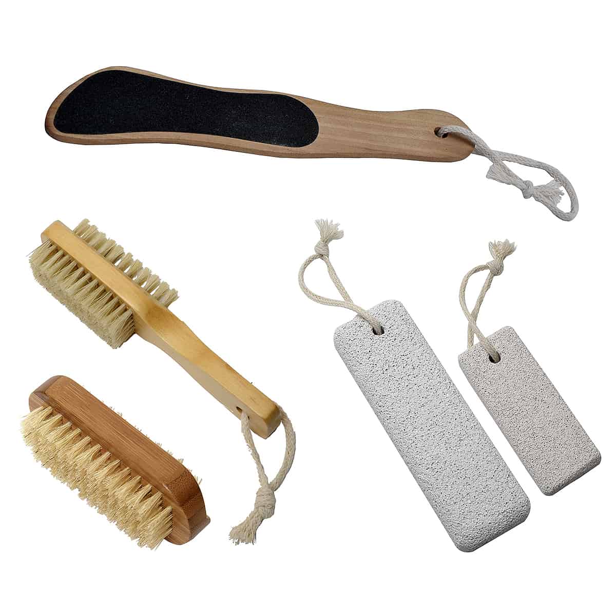 evideco Foot Care Foot Callus Remover Well-Being Natural Wood Spa Wellness Accessories