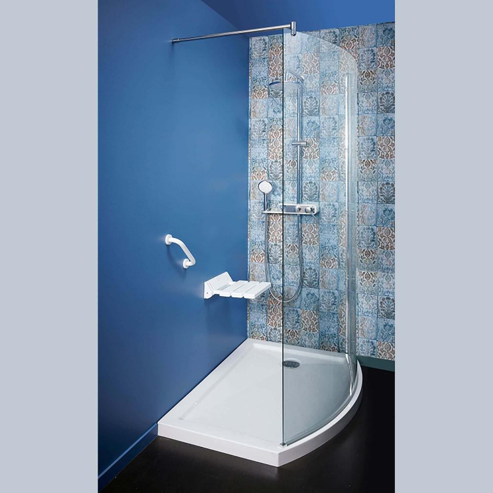 Evideco Grab Bar For Bathroom – Wall-Mounted Rust-Resistant For Enhanced Safety And Support – 11.8 Length Straight White Shower Accessories Safety Grab Bars