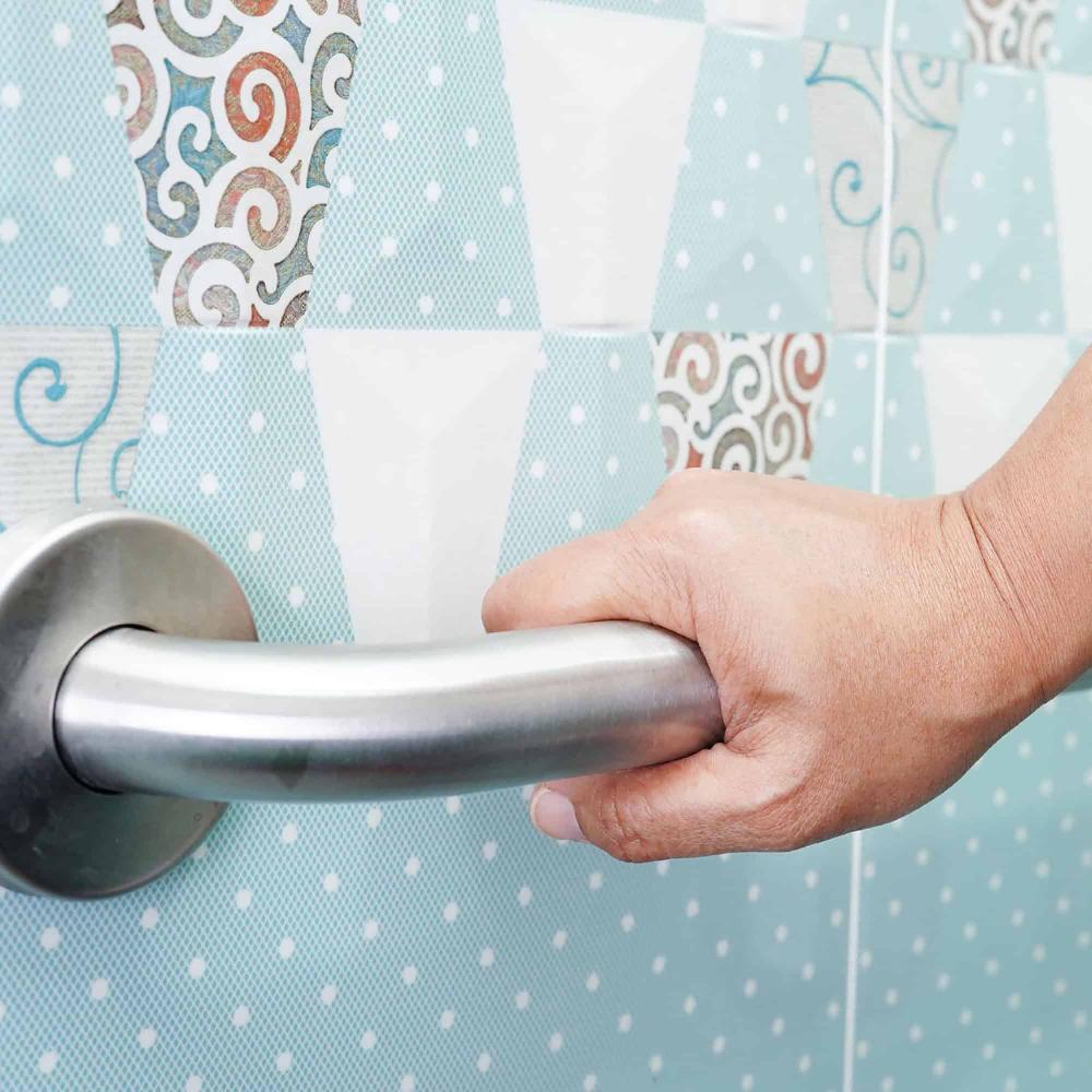 Evideco Grab Bar For Bathroom – Wall-Mounted Rust-Resistant For Enhanced Safety And Support – 23.6 Length Straight Chrome Shower Accessories Safety Grab Bars