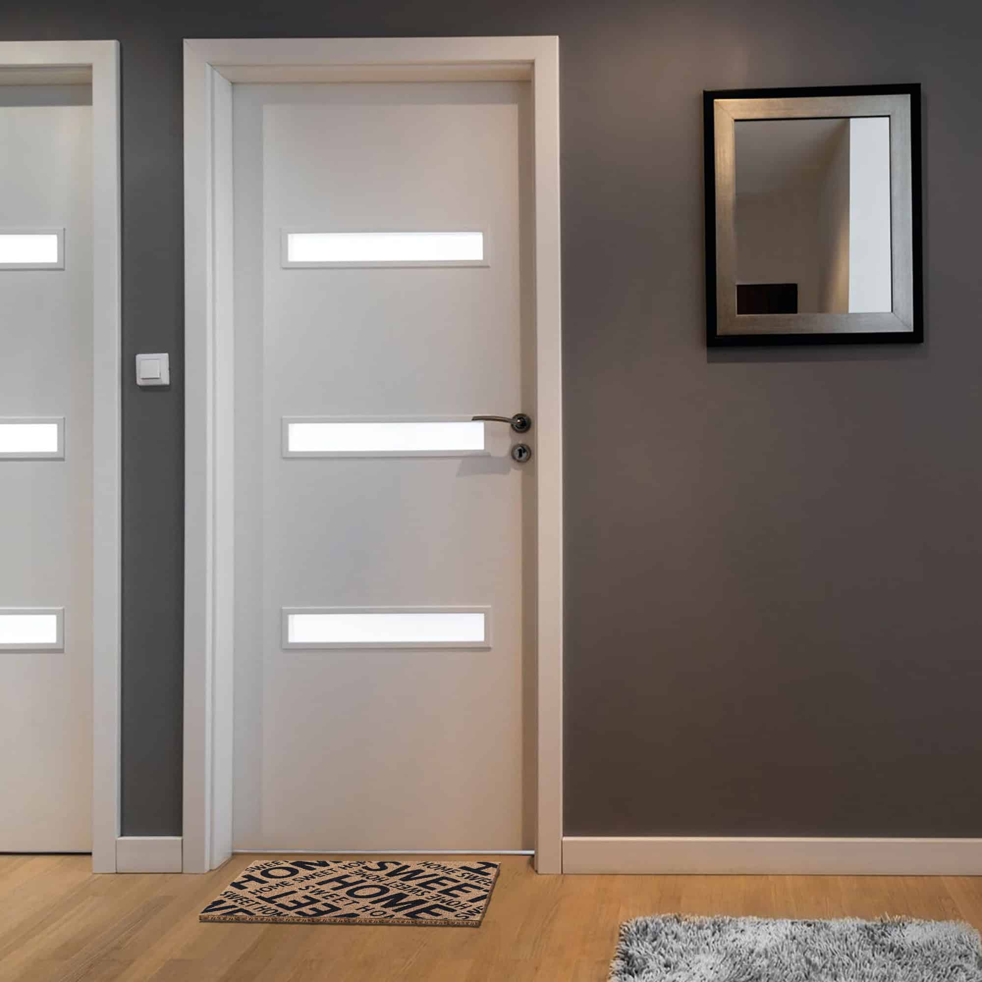 Evideco Home Sweet Home Coir Doormat 24×16 – Durable Entryway Mat For Indoor/Outdoor Use Home Accessories Door Mats Sheltered Door