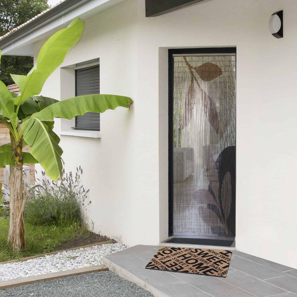 Evideco Home Sweet Home Coir Doormat 24×16 – Durable Entryway Mat For Indoor/Outdoor Use Home Accessories Door Mats Sheltered Door