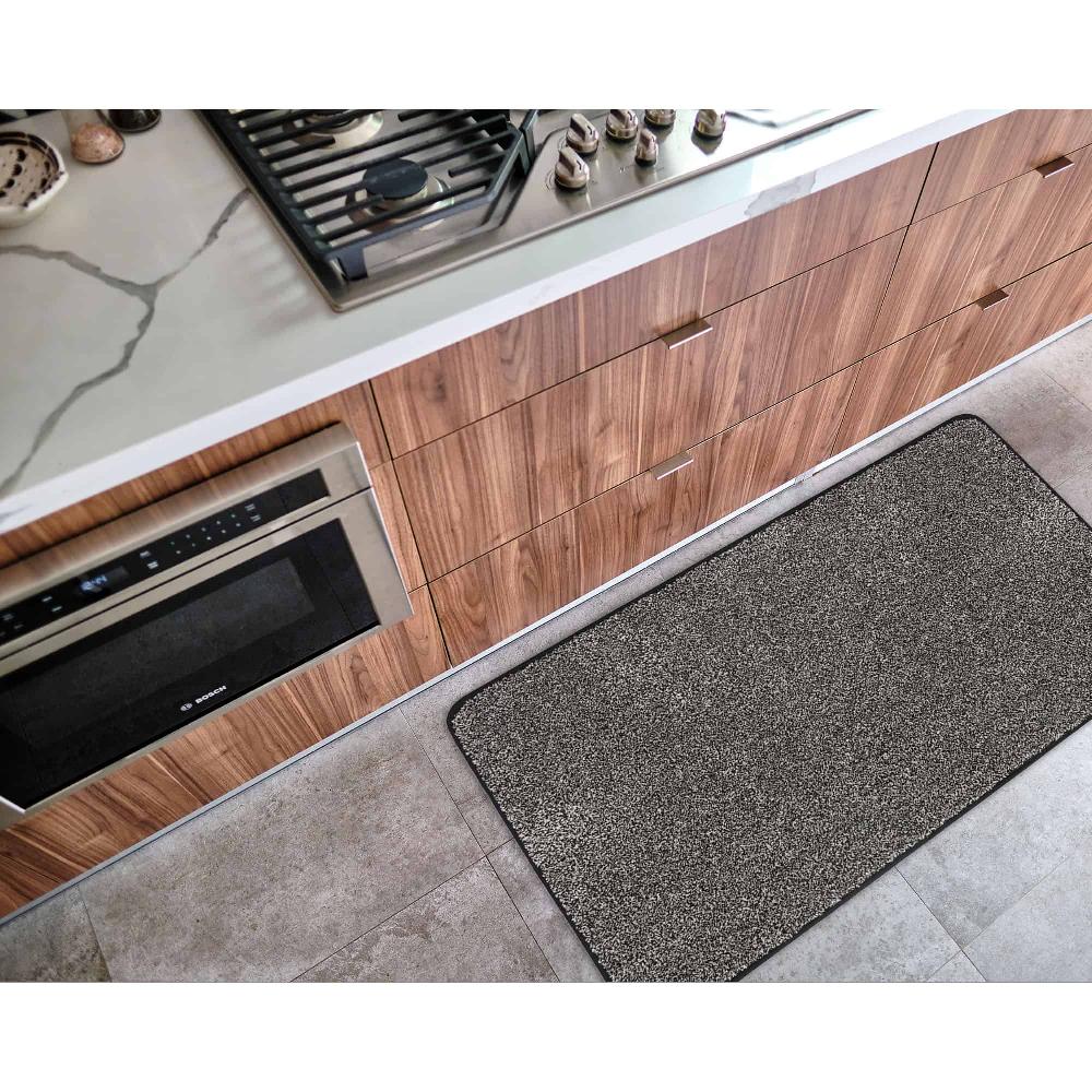 Evideco Luxurious Speckled Black And White Kitchen Mat – Ultra Absorbent Super Soft Comfort Anti-Slip Backing – 20×32 Inches Home Accessories Kitchen Mats