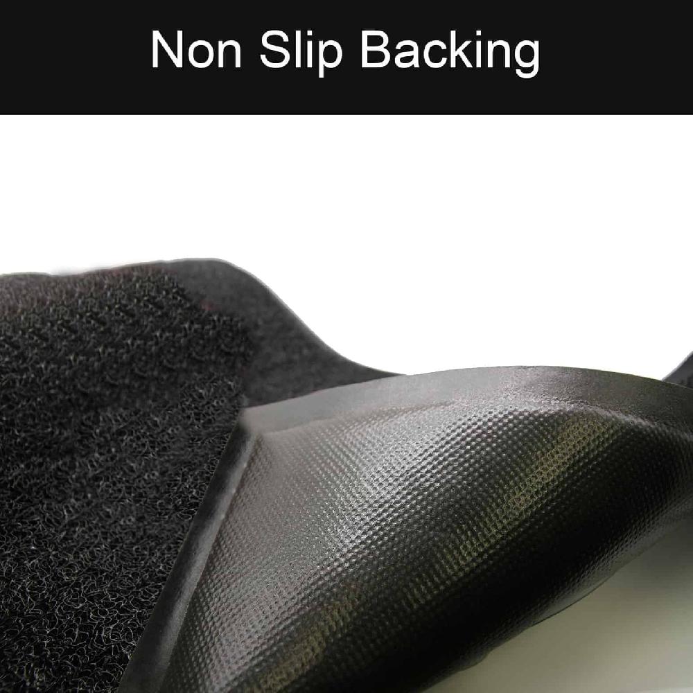 Evideco Outdoor Door Mat Love PVC 24”x16” Black Home Accessories Door Mats