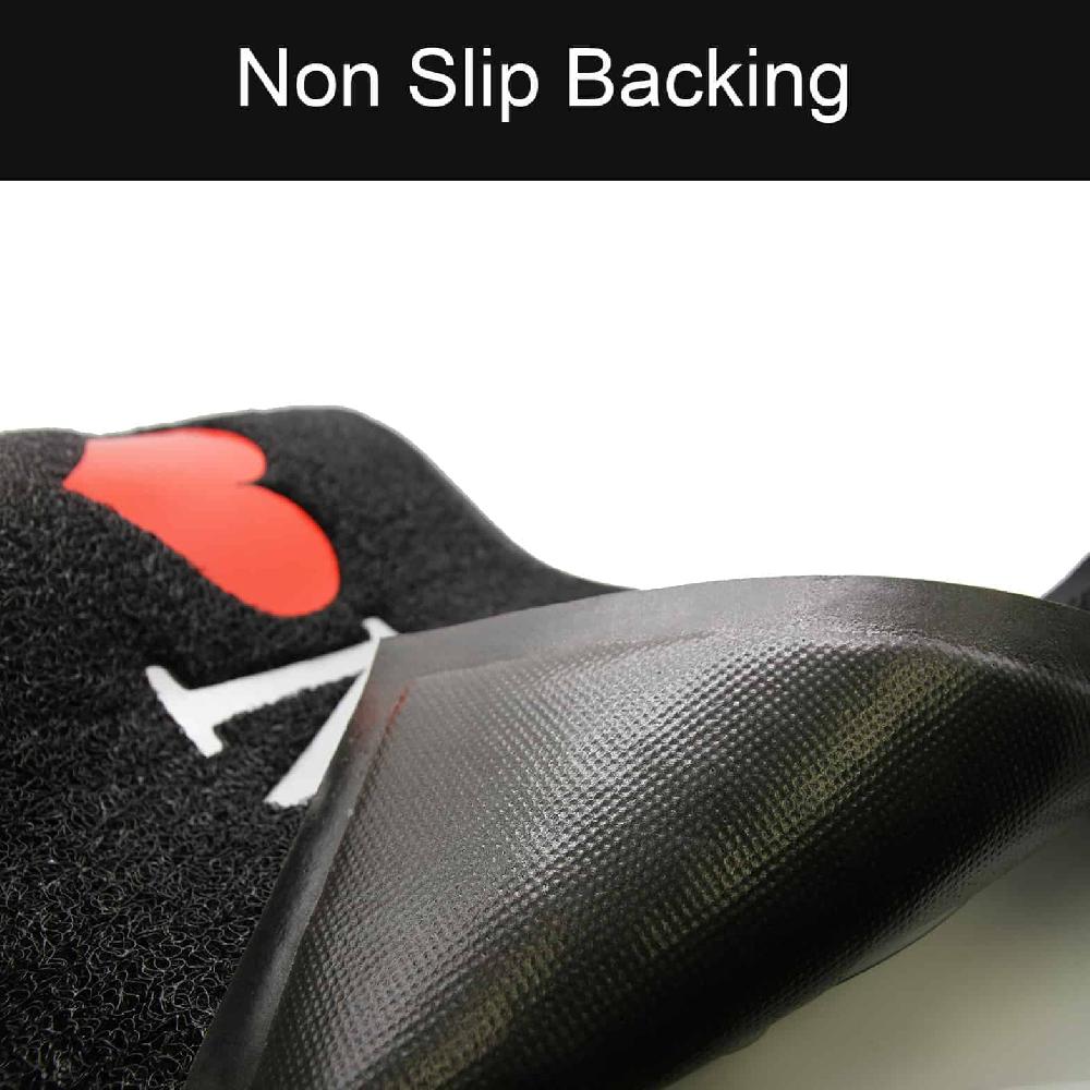 Evideco Outdoor Printed Front Door Mat Home PVC Rug 30×18 Black Home Accessories Door Mats Outdoor