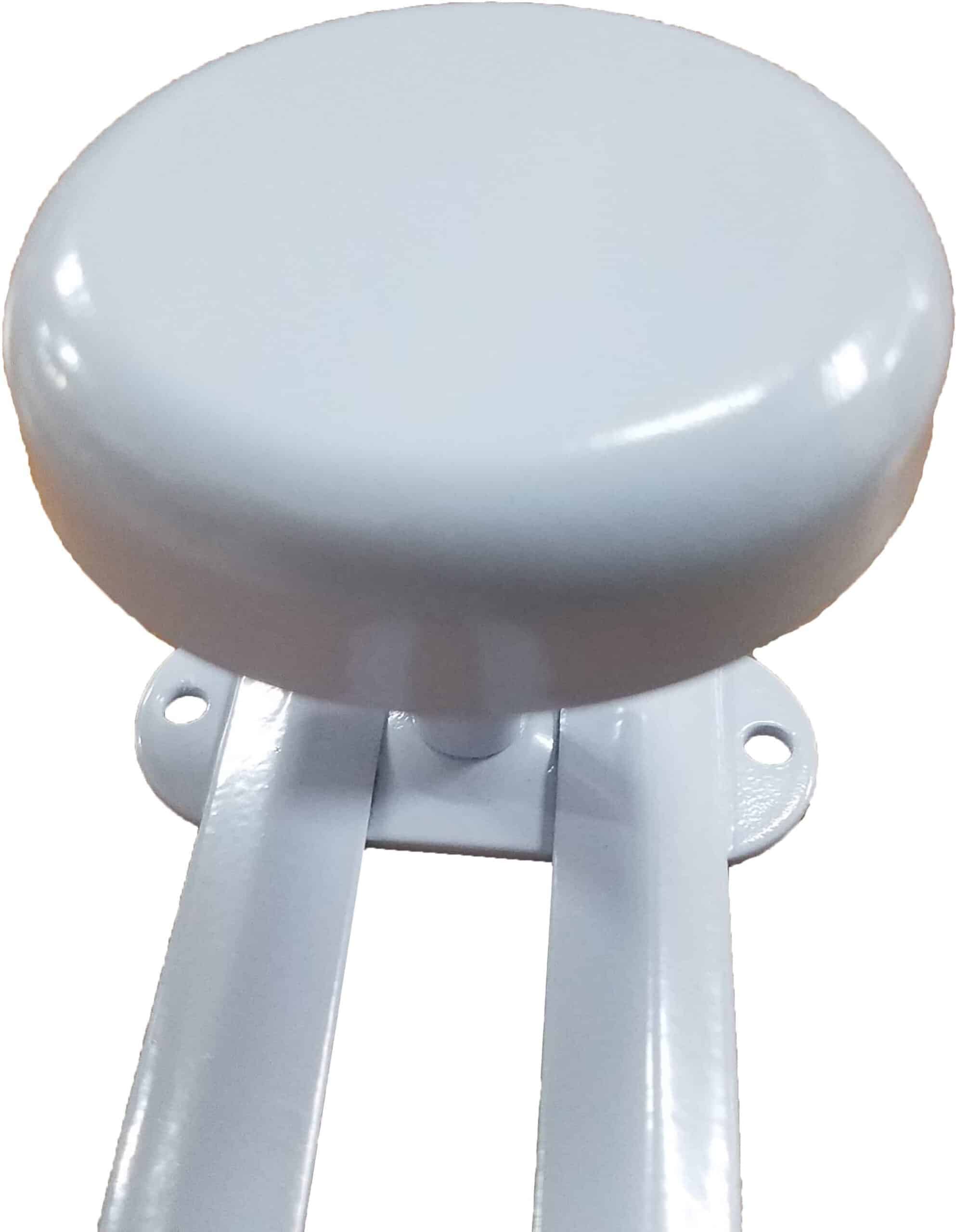 Evideco Over The Door Coat And Hat 3 Hooks BIG BALLS Rail-Rack White Bathroom Storage & Furniture Hooks & Rails Hooks And Rails Wall Mount