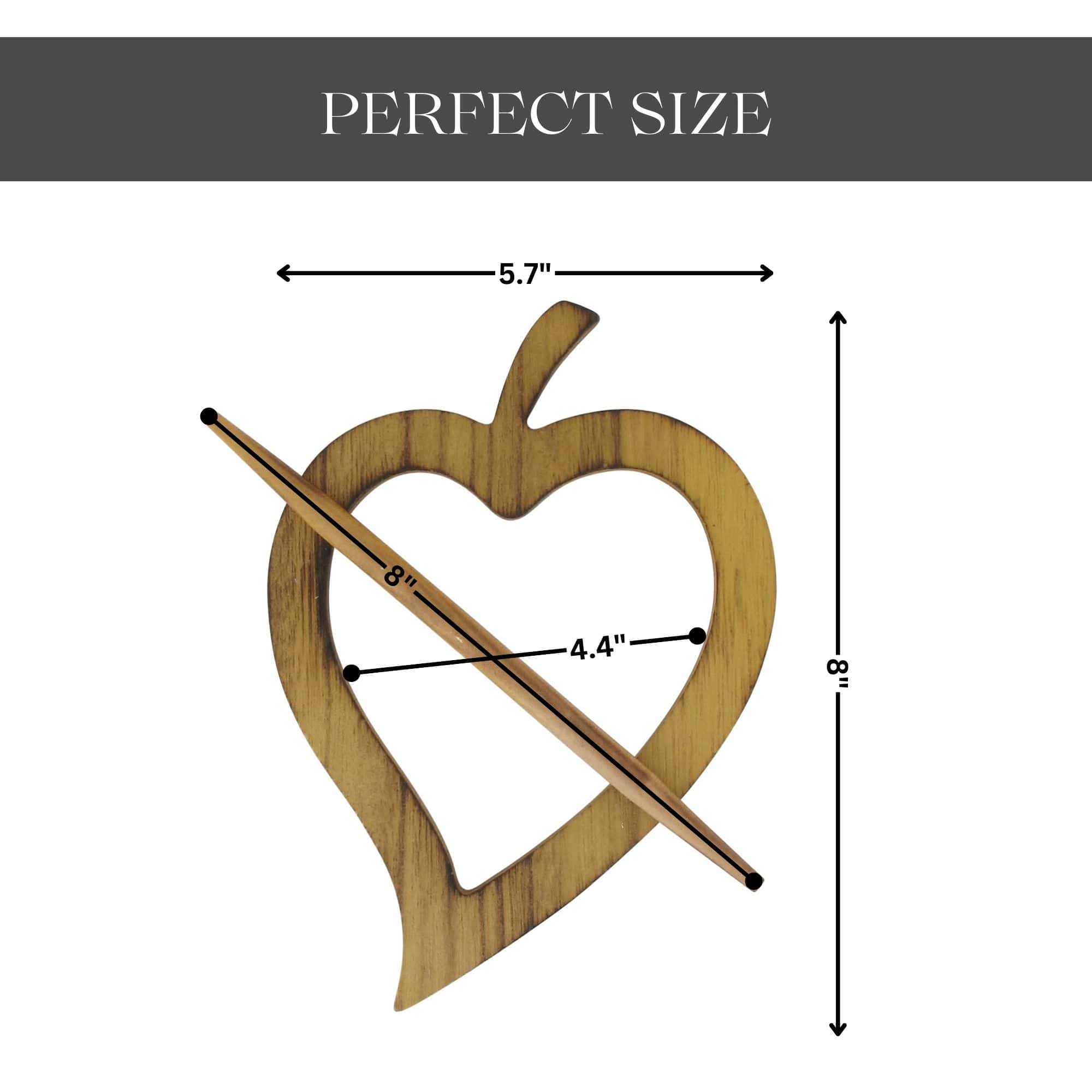 Evideco Set Of 2 Wooden Heart Curtain Tiebacks – Decorative And Functional Design – Natural Home Accessories Tie Backs & Magnets Wood Tie Backs Large Tie Backs For Window Curtains & Drapes