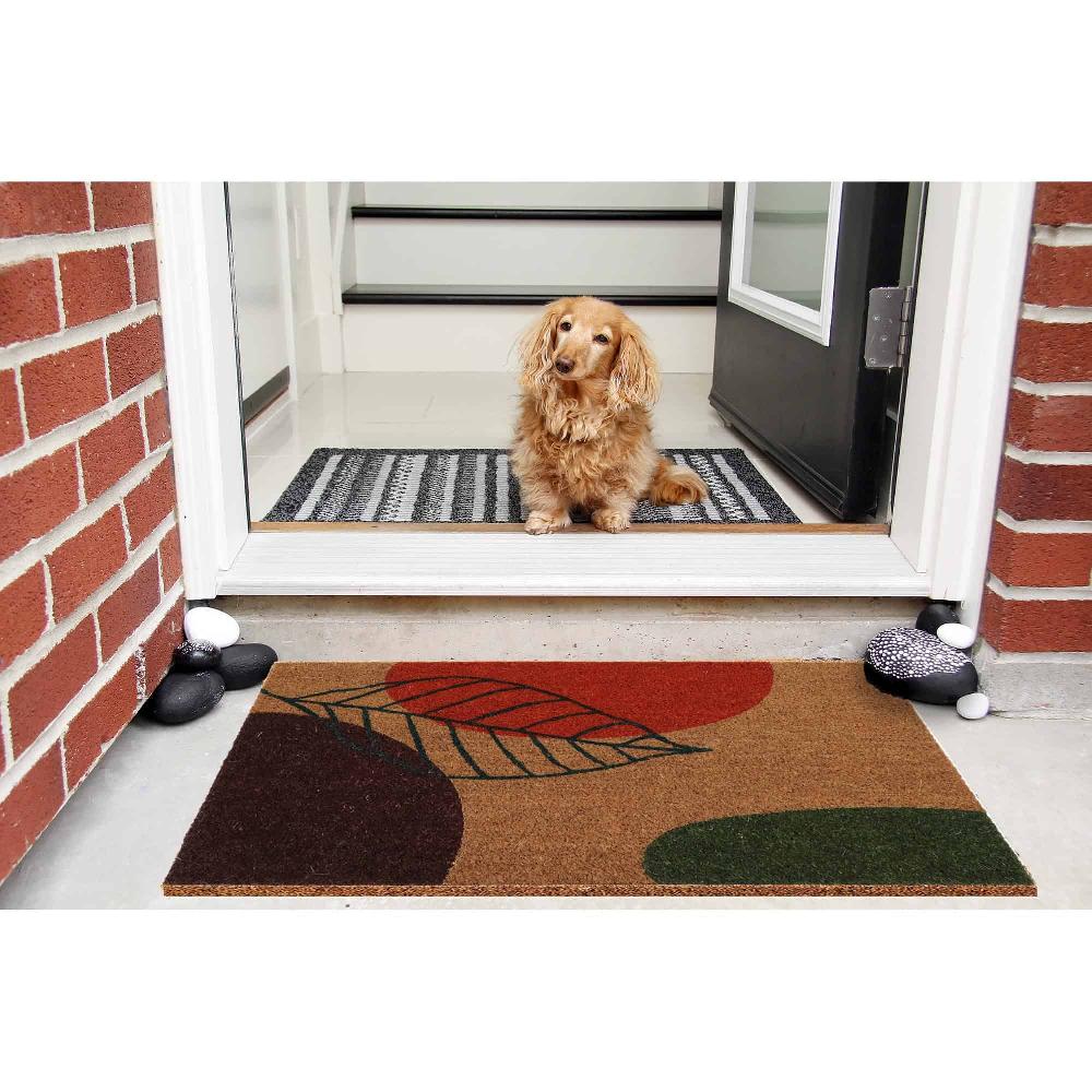 evideco Sheltered Coconut Door Mat Printed Fall 30×18 Natural Home Accessories Door Mats