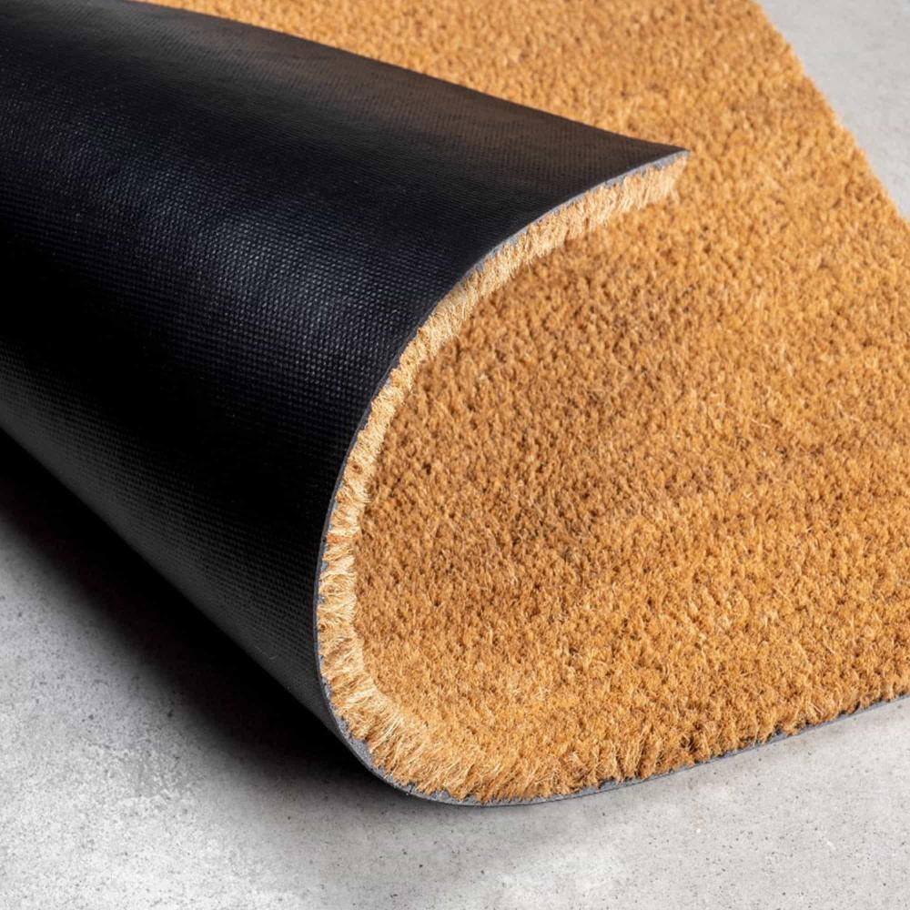 Evideco Sheltered Front Door Mat Coir Coco Fibers Rug 24×13 Natural Home Accessories Door Mats Sheltered Door
