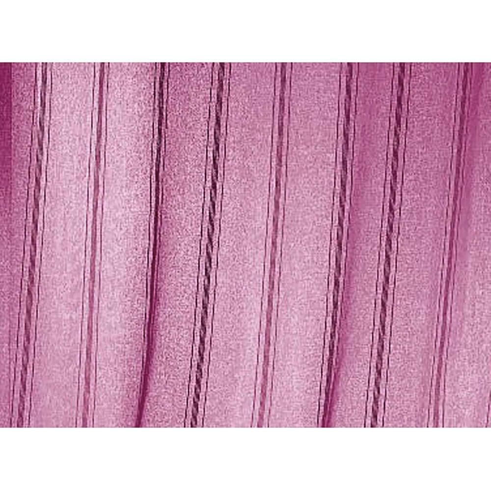 Evideco Vibrant Sheer Curtain Panel – Plum Purple With Stripes Light & Airy Drapery Ideal For Home Decor 95 X 55 Inches Home Accessories Window Curtains Striped Sheers