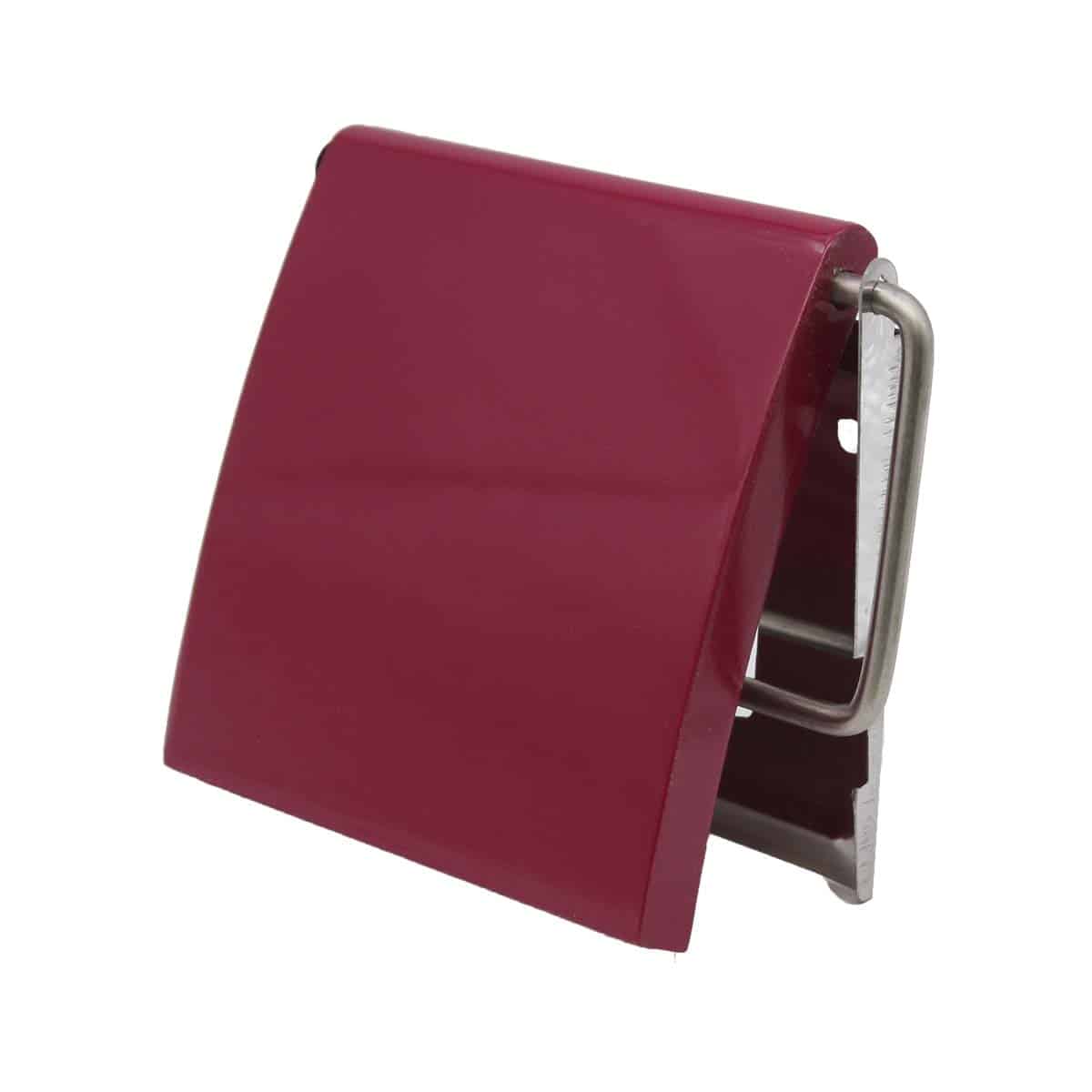 evideco Wall Mounted Toilet Paper Holder Tissue One Roll Dispenser Finish:Fuchsia Toilet Seats & Accessories Toilet Paper Holders & Dispensers