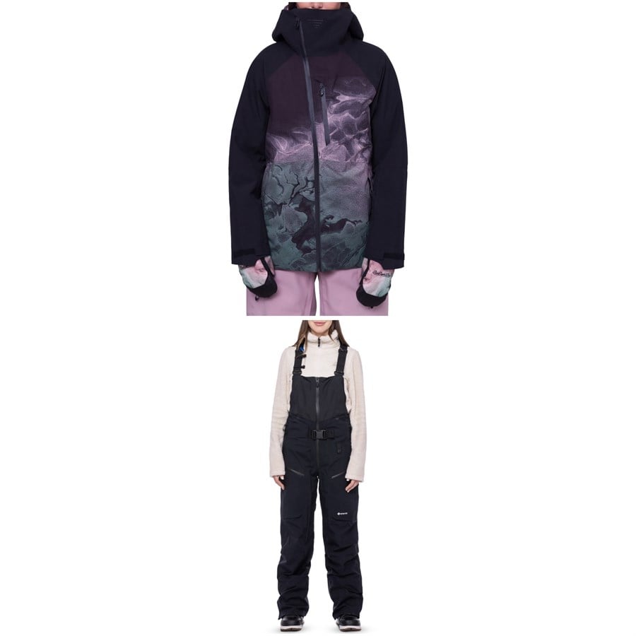 evo 686 Hydra Insulated Jacket + GORE-TEX Hydrastash Bibs - Women's 2024