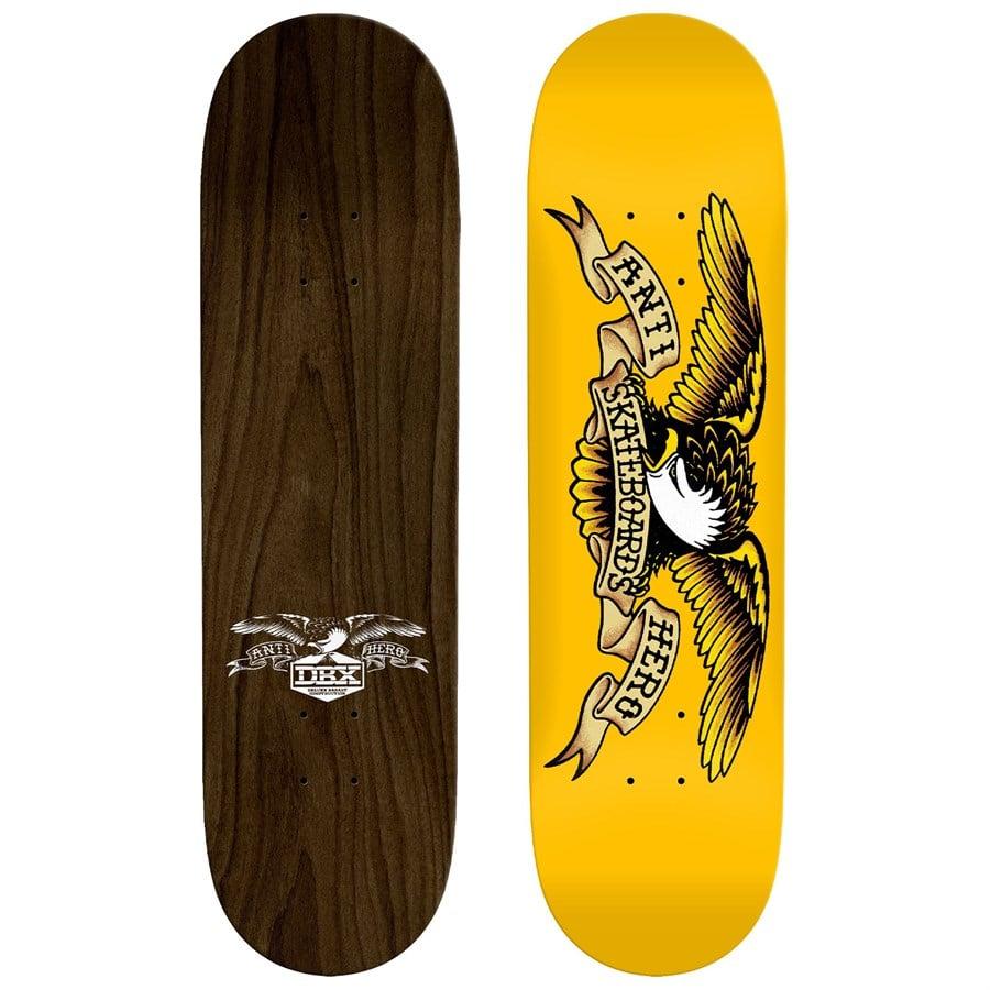 Evo Anti Hero Eagle Yellow DBX 8.25 Skateboard Deck