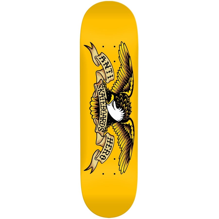 Evo Anti Hero Eagle Yellow DBX 8.25 Skateboard Deck