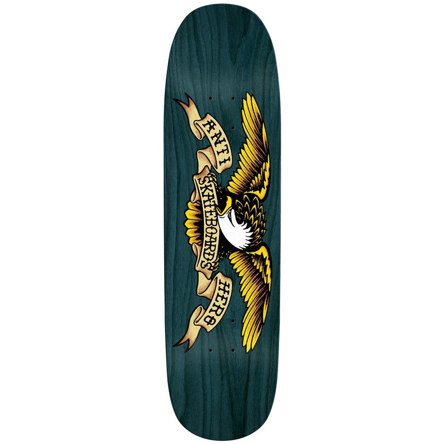 Evo Anti Hero Shaped Eagle Overspray Blue Meanie 8.75 Skateboard Deck