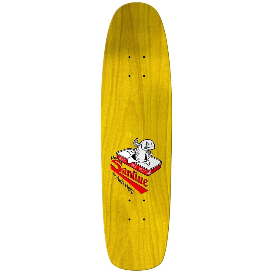 Evo Anti Hero Team Shaped Eagle The Sardine 8.36 Skateboard Deck