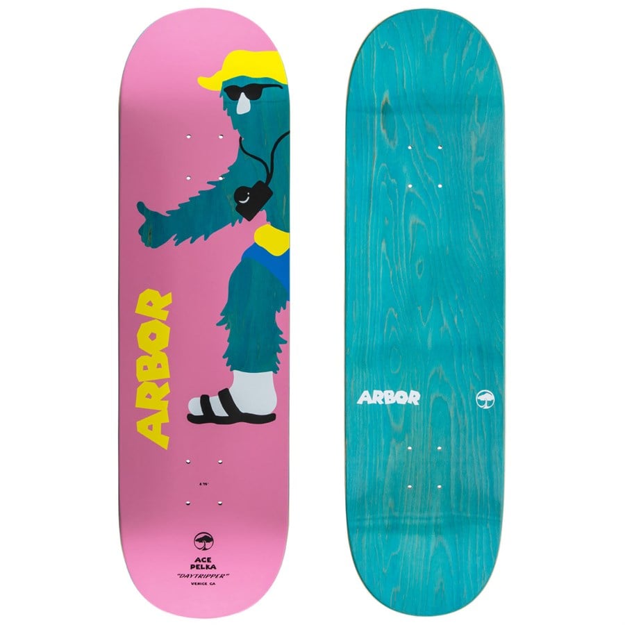 evo Arbor Ace Pelka Daytripper 8.75 Skateboard Deck