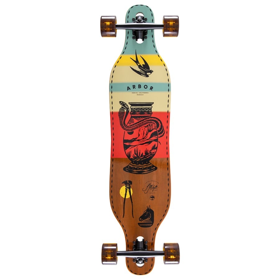 Evo Arbor Axis Artist Jess Mudgett Longboard Complete