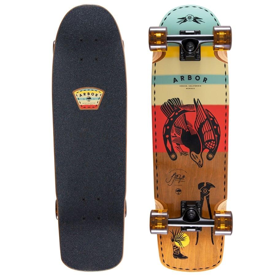 evo Arbor Pilsner Artist Jess Mudgett Cruiser Skateboard Complete