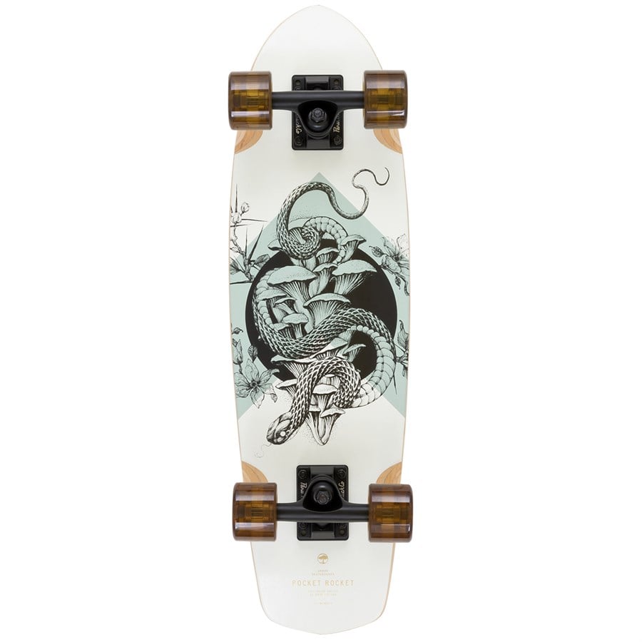 Evo Arbor Pocket Rocket Bamboo Cruiser Skateboard Complete