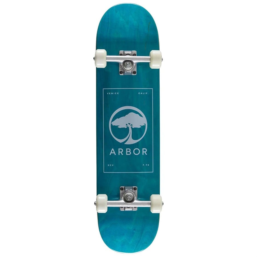 Evo Arbor Street 7.75 Skateboard Complete + Triple 8 The Certfied Sweatsaver Skateboard Helmet