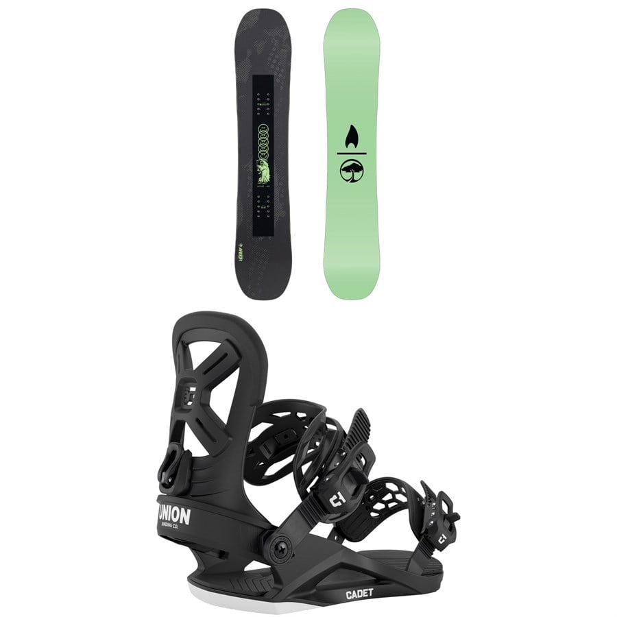Evo Arbor Votive Snowboard + Union Cadet Snowboard Bindings - Kids' 2026