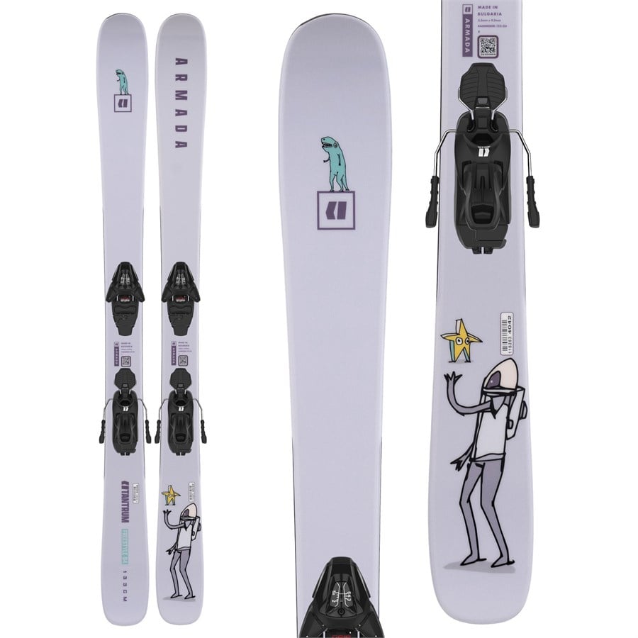 evo Armada Tantrum 84 Freestyle Skis + L6 Bindings - Kids' 2026