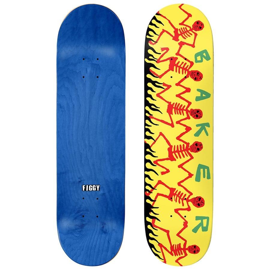 evo Baker Figgy Dancing Skellies 8.5 Skateboard Deck