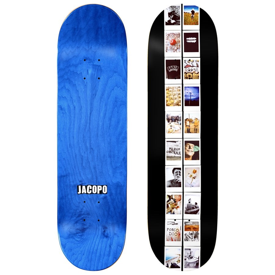 evo Baker Jacopo Head On Collision 8.5 Skateboard Deck