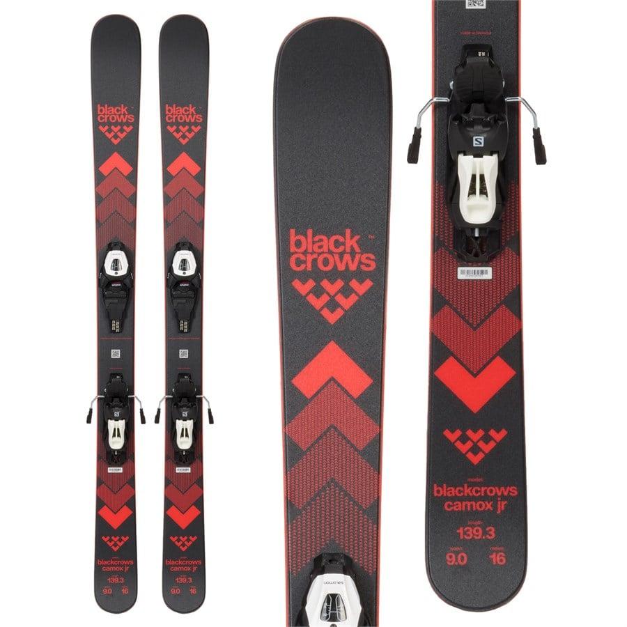 evo Black Crows Camox Jr R Skis + L6 GW Bindings - Kids' 2025