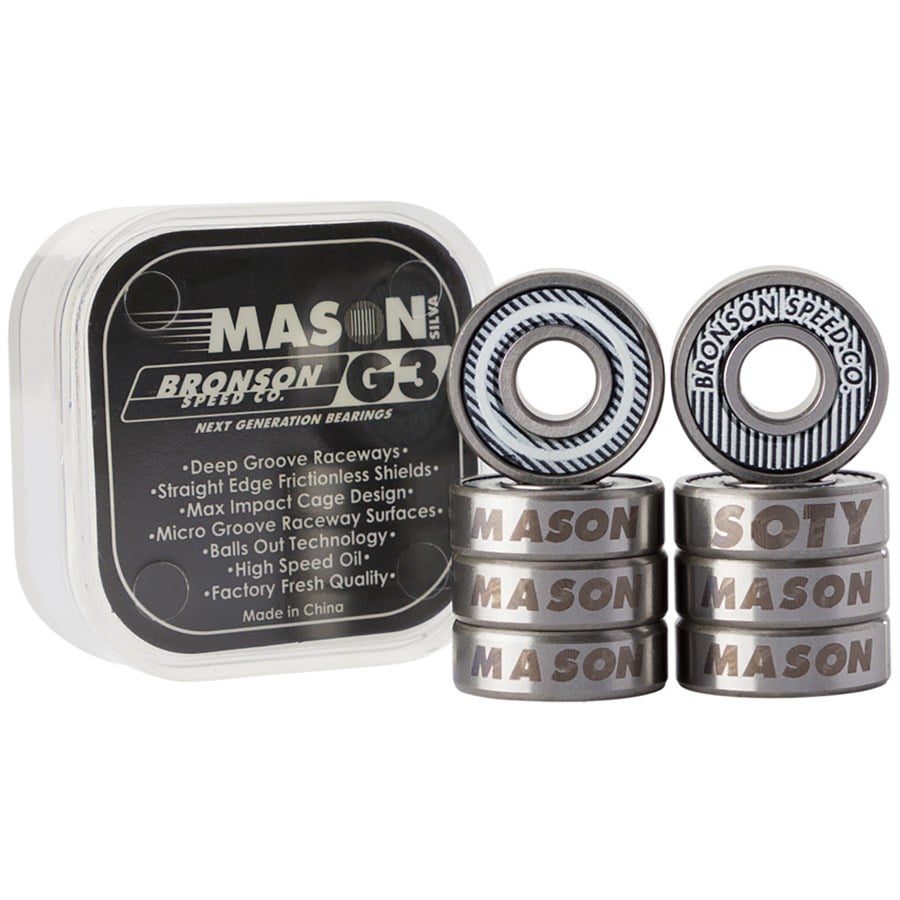 evo Bronson Speed Co. G3 Mason Silva Pro Skateboard Bearings