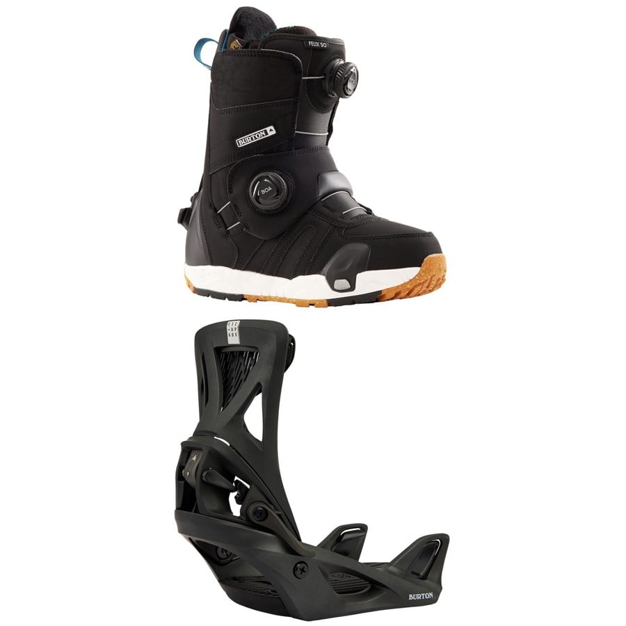 evo Burton Felix Step On Snowboard Boots + Step On Escapade Snowboard Bindings - Women's 2026
