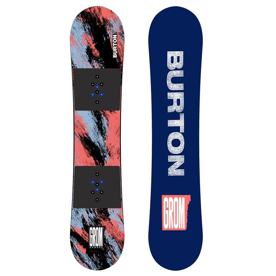 Evo Burton Grom Camber Snowboard + Grom Snowboard Bindings - Kids' 2026