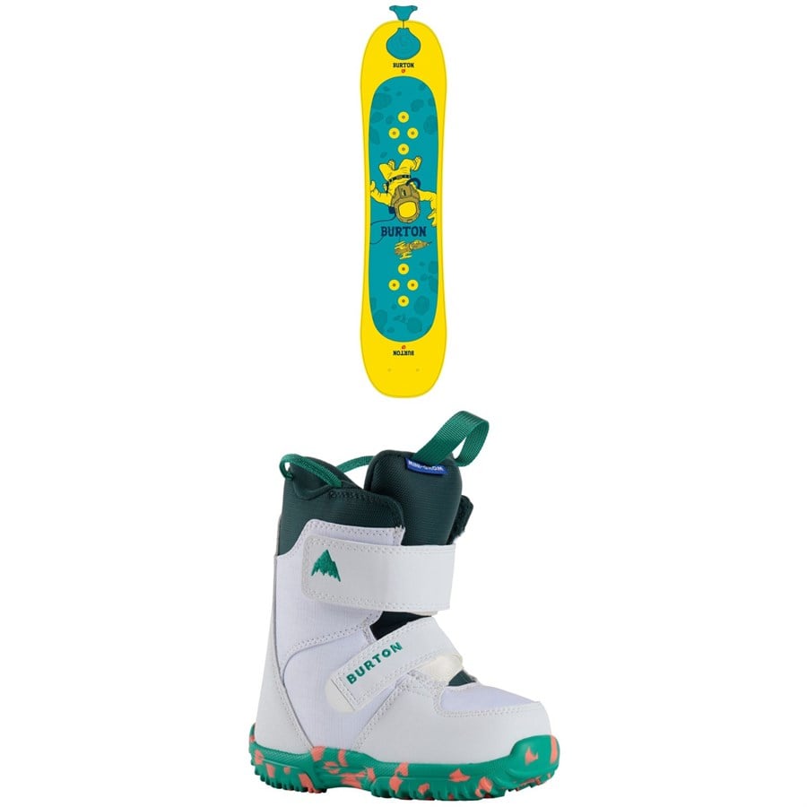 Evo Burton Riglet Snowboard + Mini Grom Snowboard Boots - Kids' 2026
