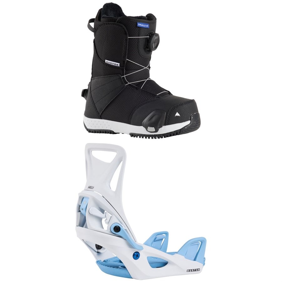 evo Burton Smalls Step On Snowboard Boots + Step On Snowboard Bindings - Kids'