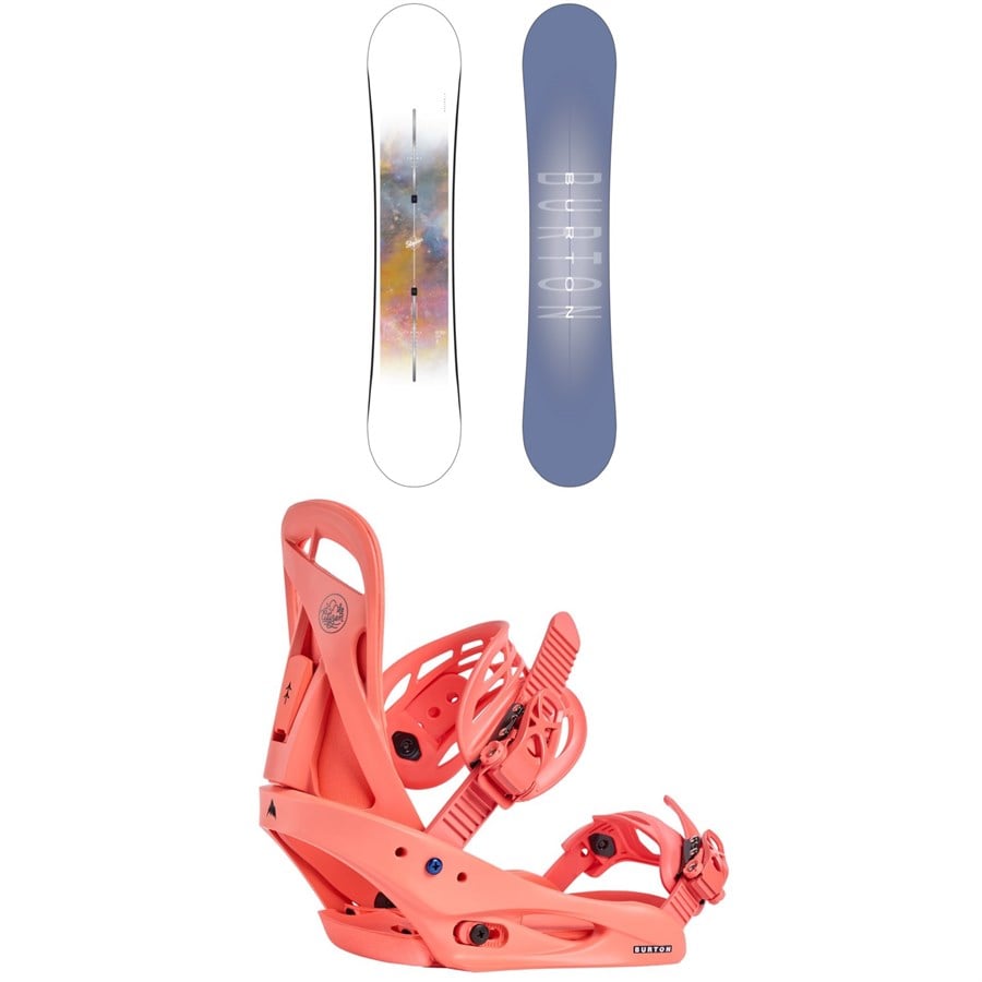 evo Burton Stylus Snowboard + Burton Citizen Snowboard Bindings - Women's 2025