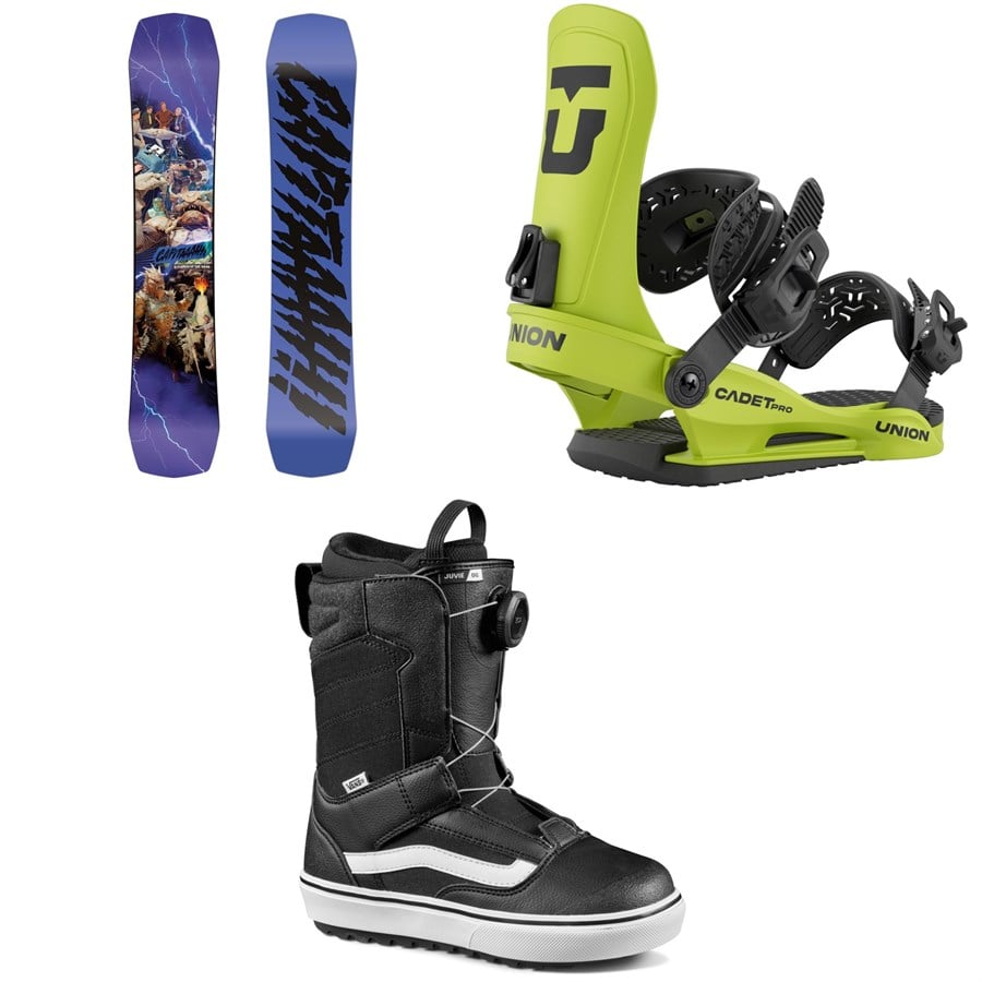 Evo CAPiTA Children Of The Gnar Snowboard + Union Cadet Pro Snowboard Bindings + Vans Juvie OG Snowboard Boots - Kids' 2026