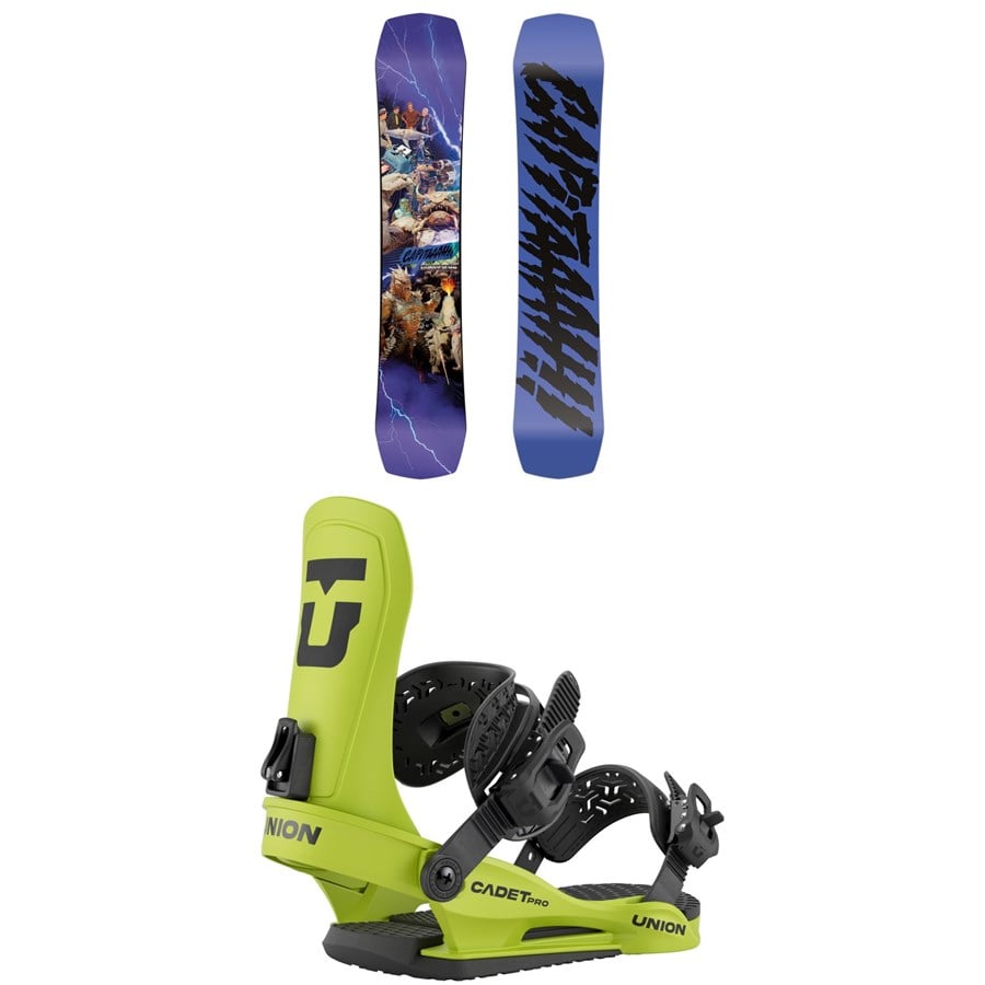 Evo CAPiTA Children Of The Gnar Snowboard + Union Cadet Pro Snowboard Bindings - Kids' 2026