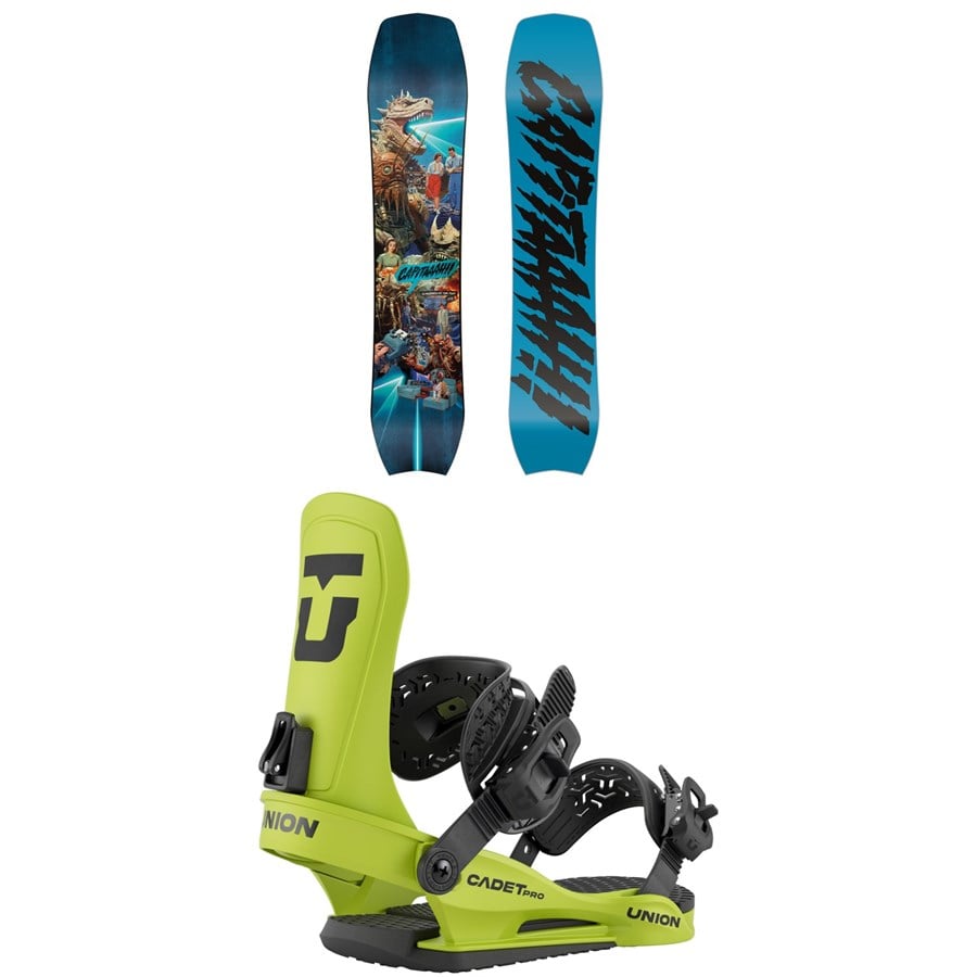 evo CAPiTA Children Of The Pow Snowboard + Union Cadet Pro Snowboard Bindings - Kids' 2026