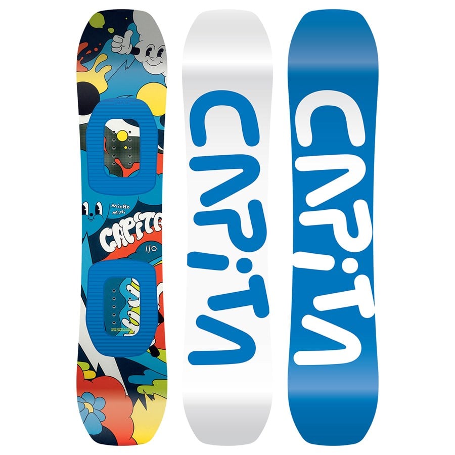 Evo CAPiTA Micro Mini Snowboard + Union Cadet One Snowboard Bindings + Burton Mini Grom Snowboard Boots - Kids' 2026
