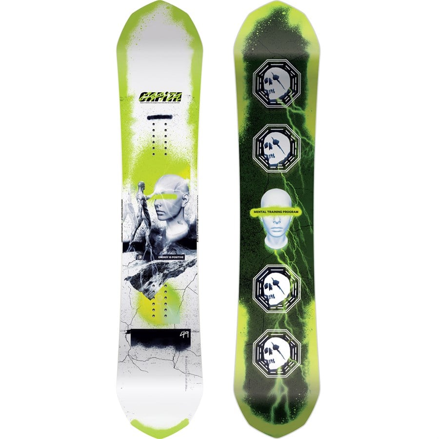 Evo CAPiTA Ultrafear Reverse Camber Snowboard + Union Flite Pro Snowboard Bindings 2024